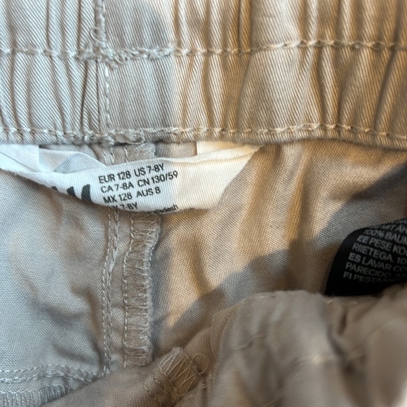 Cream boys summer pant - 7/8 - Picture 2 of 3